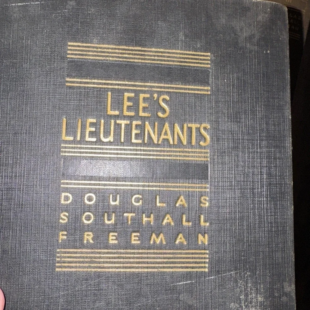 LEE'S LIEUTENANTS 3 Volume Set by Douglas Southall Freeman 1942-1944
